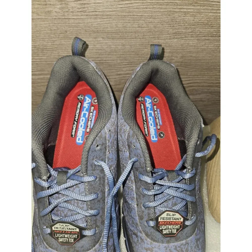 Skechers Work 77251 Safety Toe Shoes Size 9M Electrical Hazard EH Slip Resistant